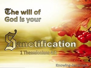 1 Thessalonians 4:3